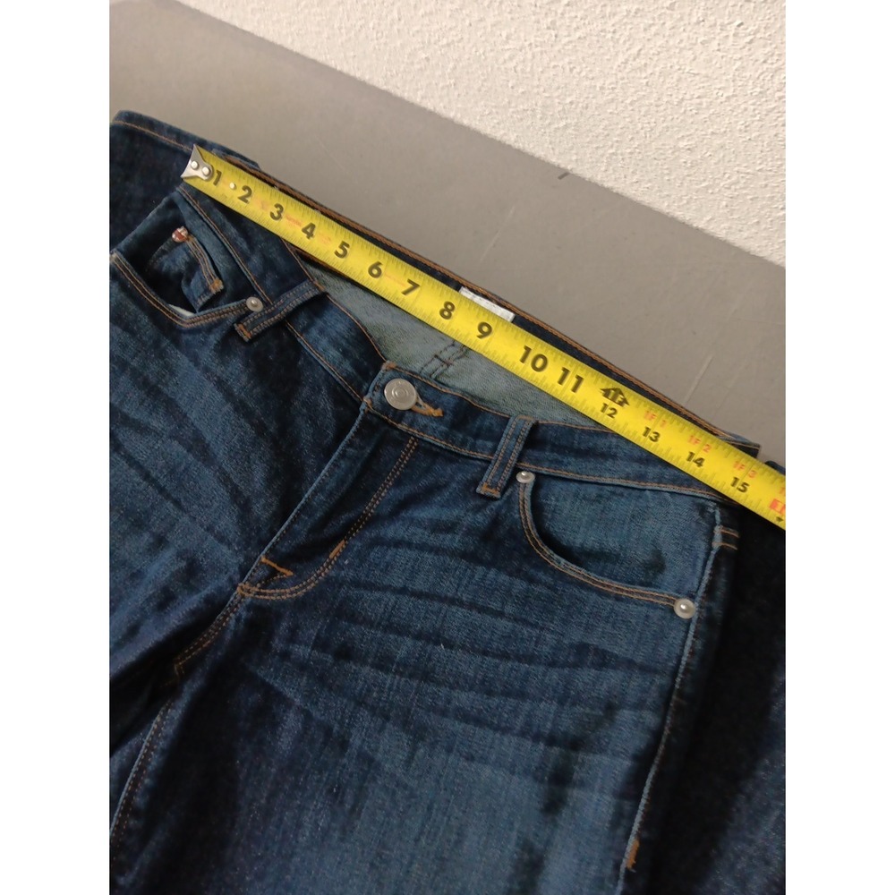 Hudson Krista Jeans Women 28 Stretch Dark Wash Straight Whiskered Sporty Classic - Picture 8 of 11